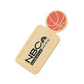 Gold Plated Metal Basketball Bookmark